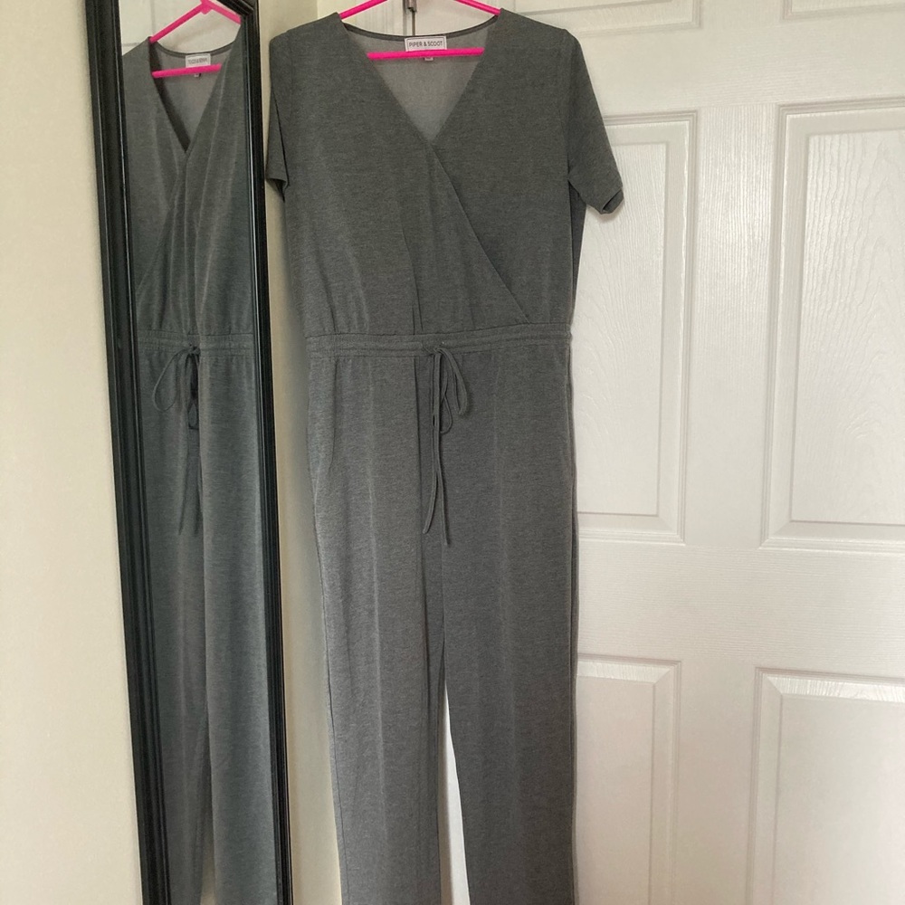 Gray Jumpsuit